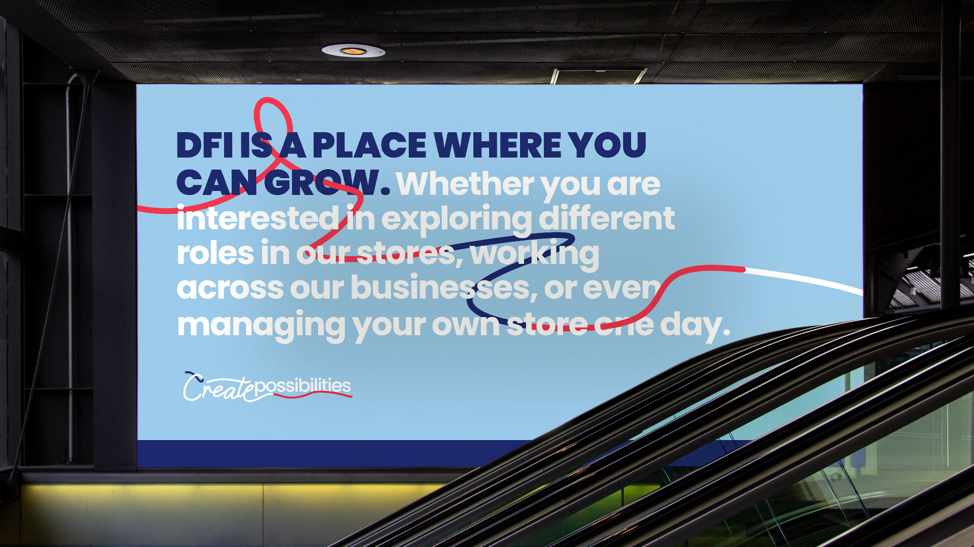 DFI screen reading 'DFI is a place where you can grow'
